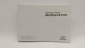 compare product 2016 Hyundai Sonata Owners Manual Book Guide OEM Used Auto Parts
