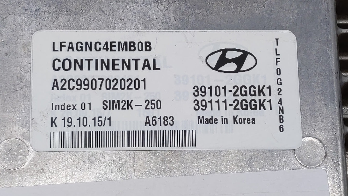 2015-2017 Hyundai Sonata PCM Engine Control Computer ECU ECM PCU OEM P/N:39101-2GGL3 39111-2GGL3 Fits Fits 2015 2016 2017 OE