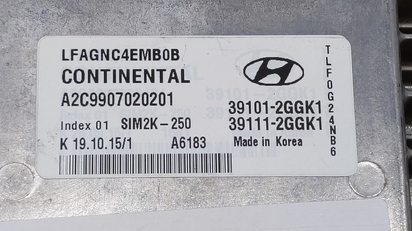 2015-2017 Hyundai Sonata PCM Engine Control Computer ECU ECM PCU OEM P/N:39101-2GGL3 39111-2GGL3 Fits Fits 2015 2016 2017 OE