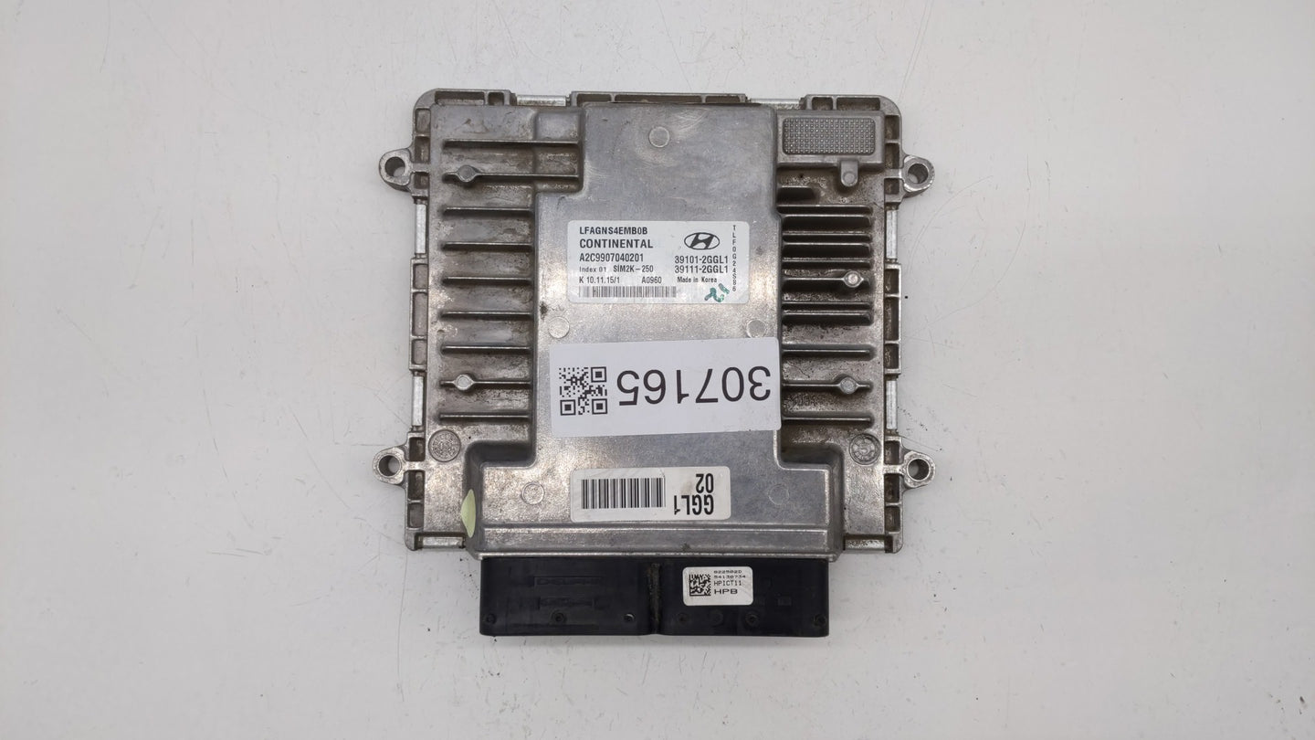 2015-2017 Hyundai Sonata PCM Engine Control Computer ECU ECM PCU OEM P/N:39101-2GGL2 39111-2GGL2 Fits Fits 2015 2016 2017 OE