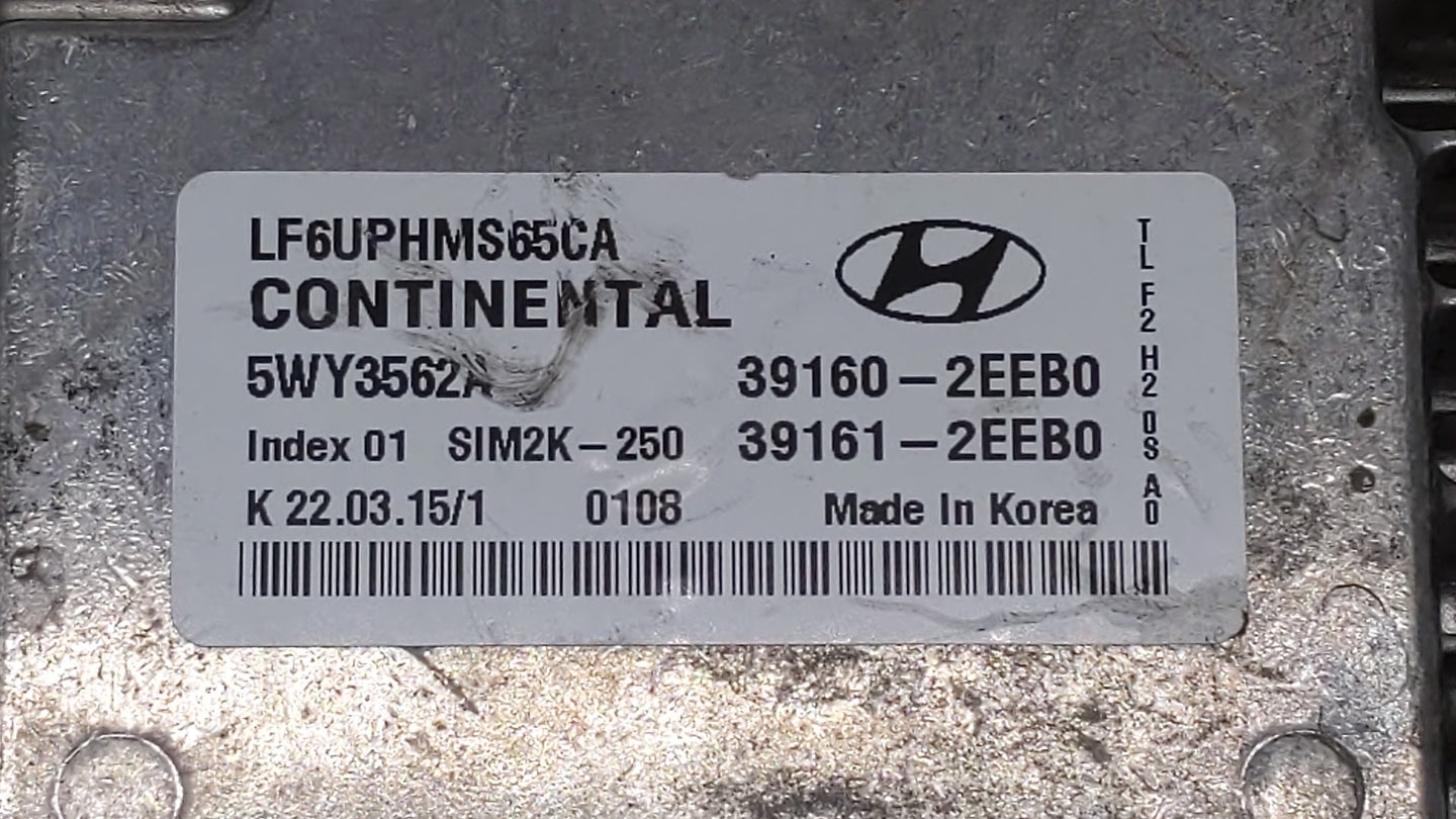 2016-2017 Hyundai Sonata PCM Engine Control Computer ECU ECM PCU OEM P/N:39160-2EEB1 39161-2EEB1, 39160-2EEB0 Fits Fits 2016