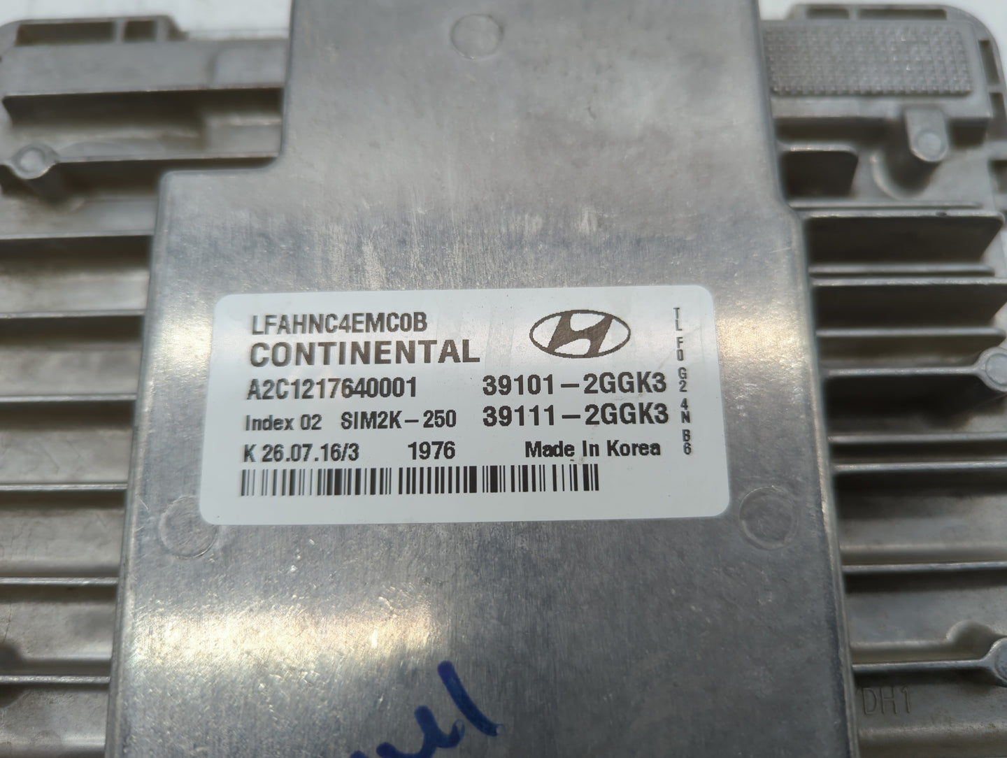 2015-2017 Hyundai Sonata PCM Engine Control Computer ECU ECM PCU OEM P/N:39101-2GGK0 39101-2GGL4 Fits Fits 2015 2016 2017 OE