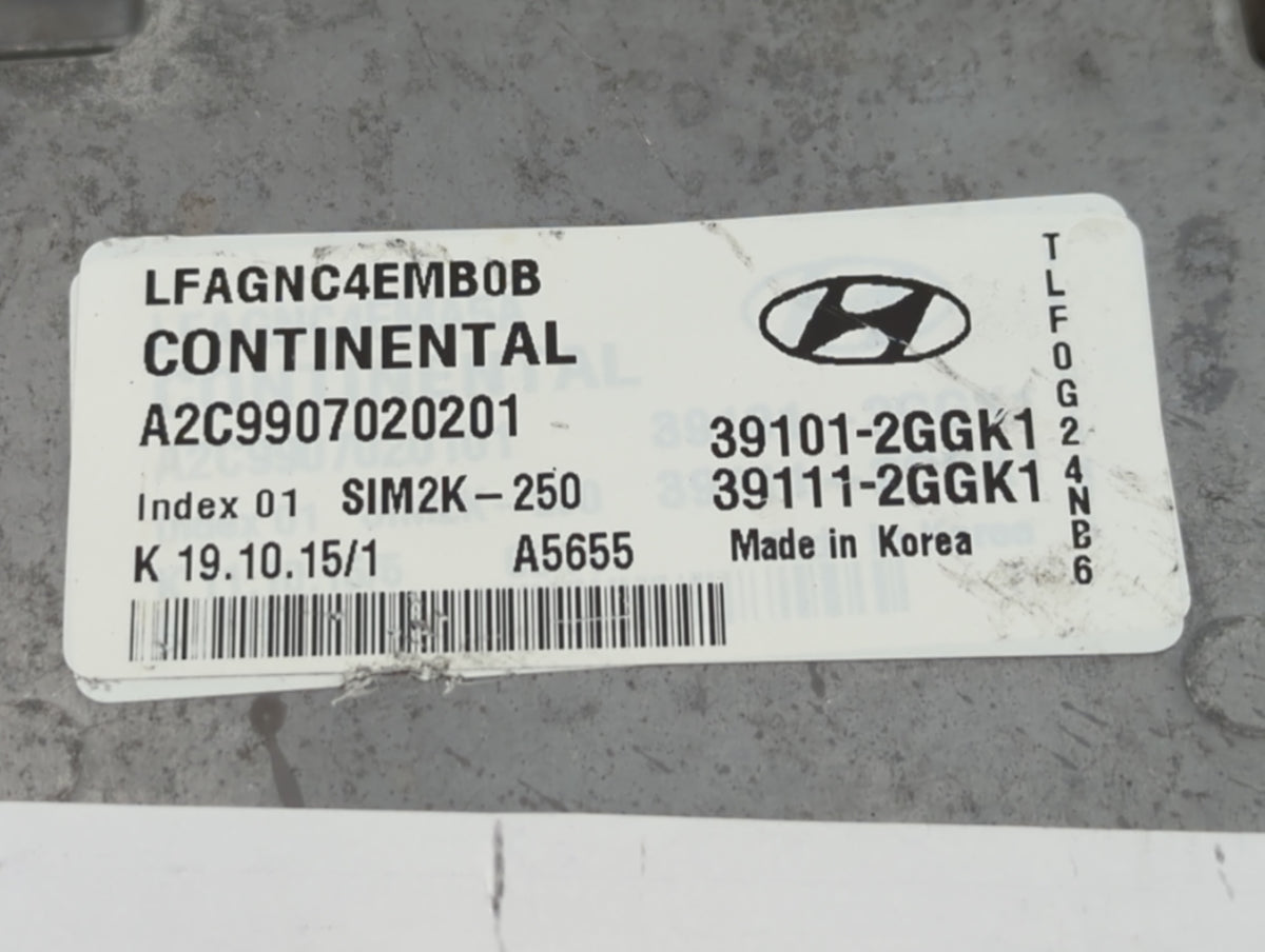 2015-2017 Hyundai Sonata PCM Engine Control Computer ECU ECM PCU OEM P/N:39101-2GGK0 39101-2GGL4, 39111-2GGL4 Fits 2015 2016