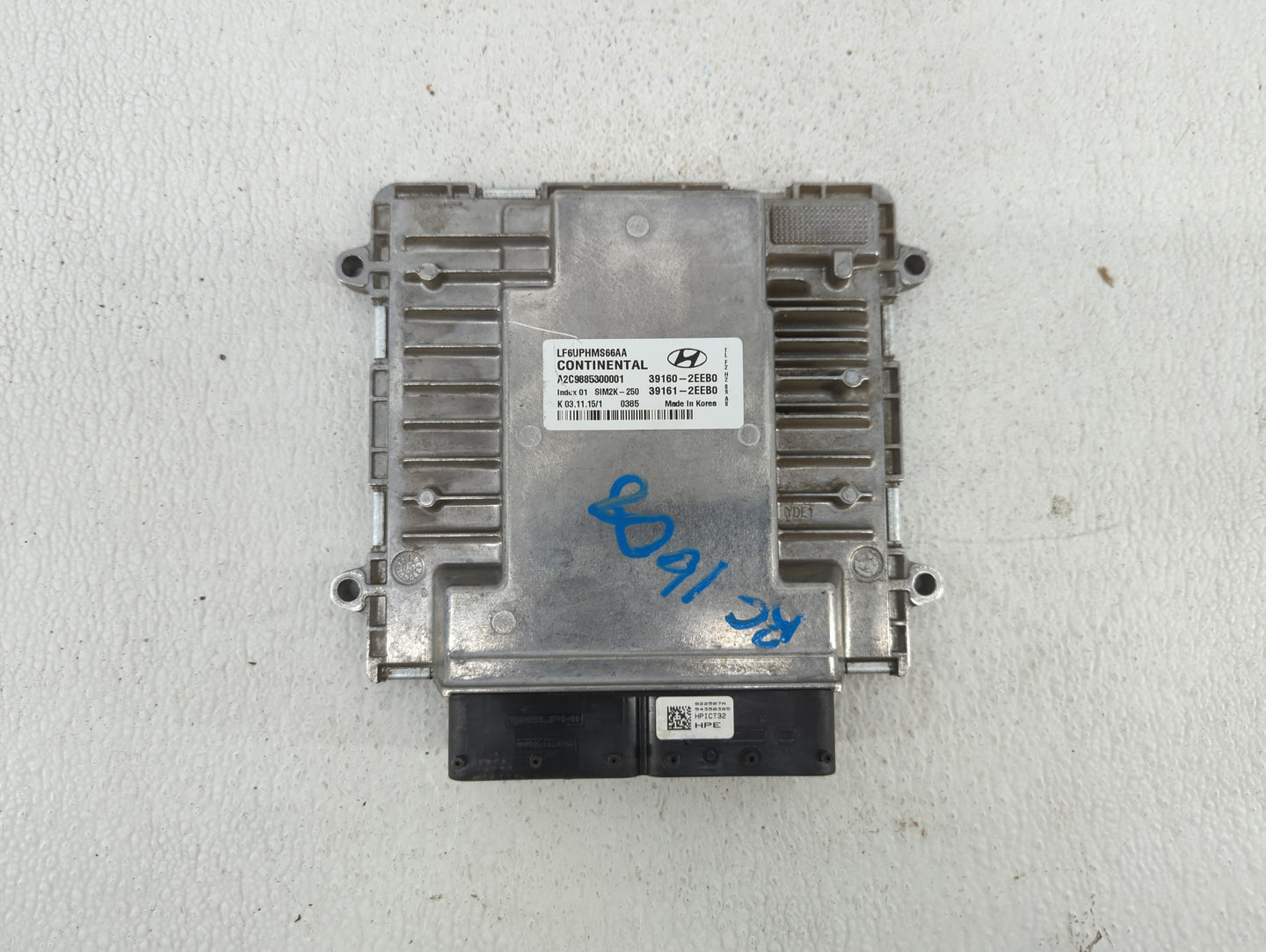 2016-2017 Hyundai Sonata PCM Engine Control Computer ECU ECM PCU OEM P/N:39160-2EEB1 39161-2EEB1, 39160-2EEB0 Fits Fits 2016