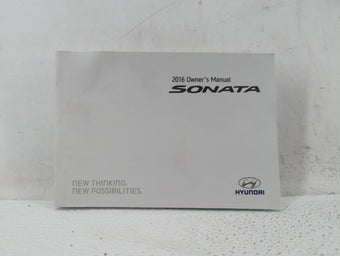 compare product 2016 Hyundai Sonata Owners Manual Book Guide OEM Used Auto Parts