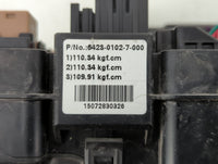 2016-2017 Hyundai Sonata Fusebox Fuse Box Panel Relay Module P/N:6423-0102-7-000 91271C2050LB Fits Fits 2016 2017 OEM Used A