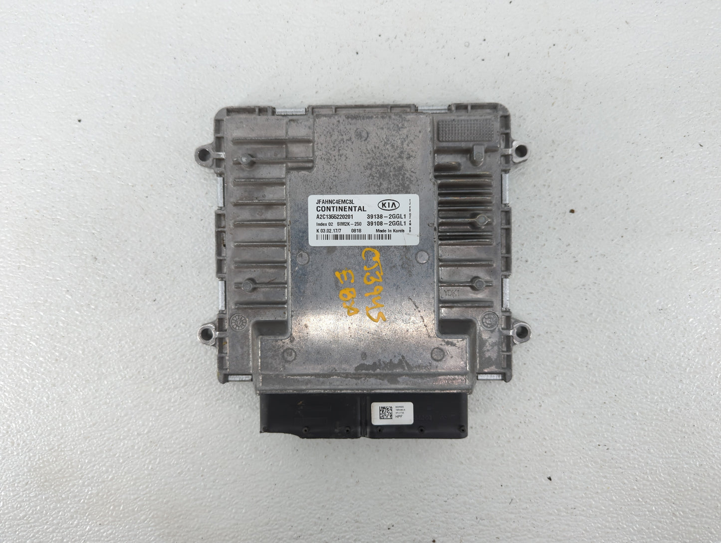 2016 Hyundai Sonata PCM Engine Control Computer ECU ECM PCU OEM P/N:39138-2GGL1 39108-2GGL1 Fits OEM Used Auto Parts - Oemus