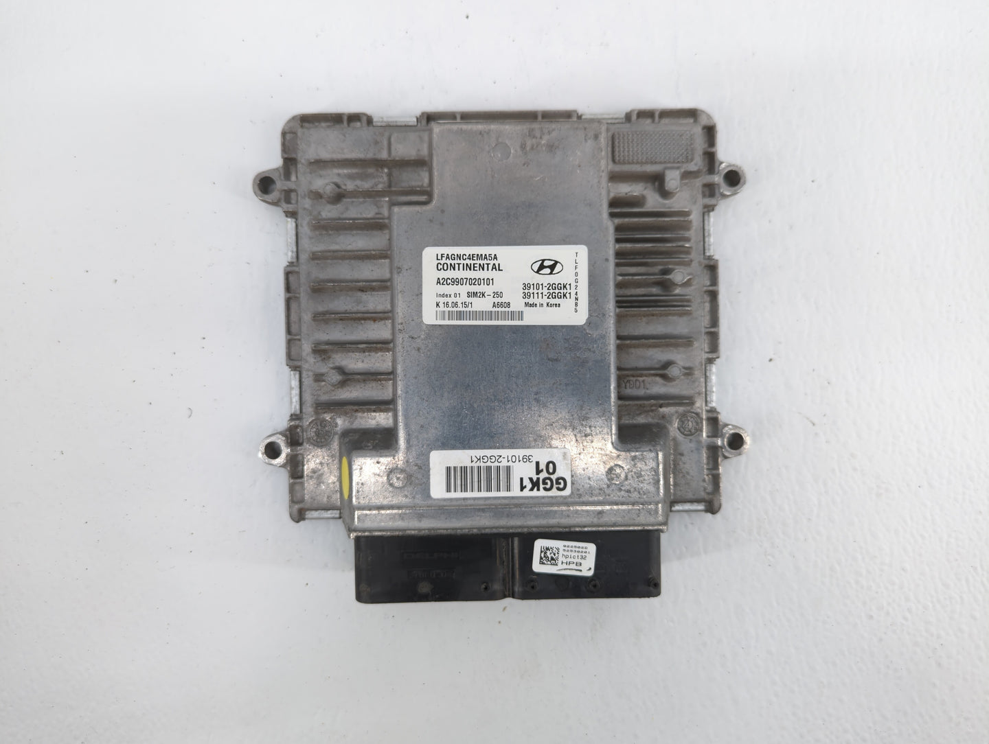 2015-2017 Hyundai Sonata PCM Engine Control Computer ECU ECM PCU OEM P/N:39111-2GGK1 39101-2GGK1 Fits Fits 2015 2016 2017 OE