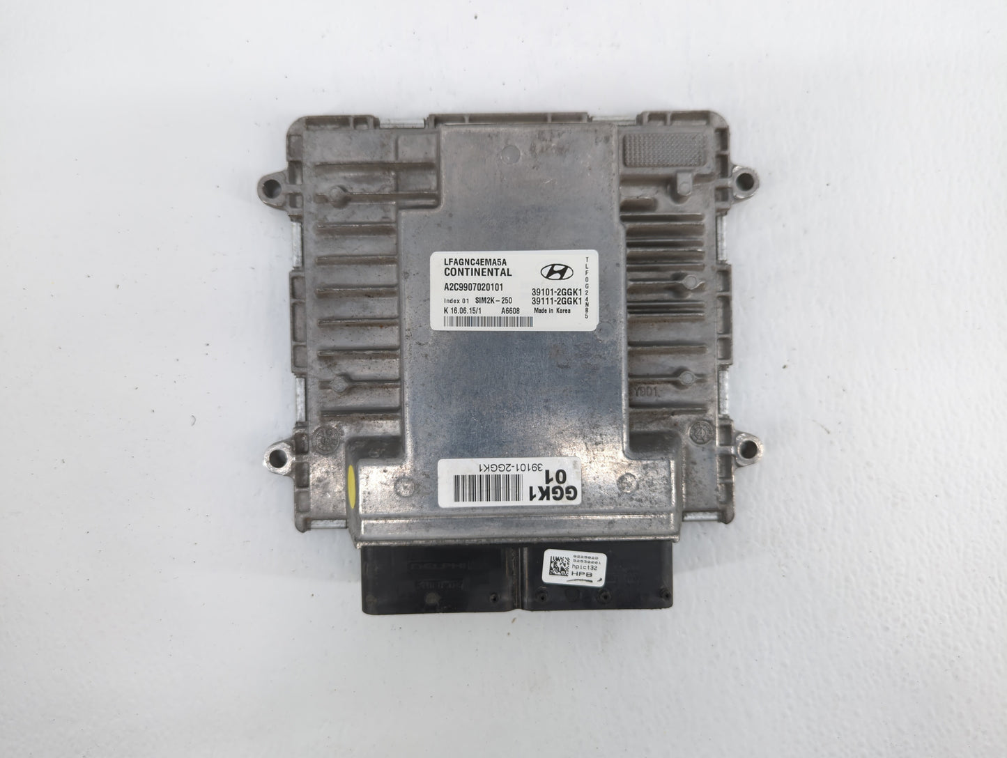 2015-2017 Hyundai Sonata PCM Engine Control Computer ECU ECM PCU OEM P/N:39111-2GGK1 39101-2GGK1 Fits Fits 2015 2016 2017 OE
