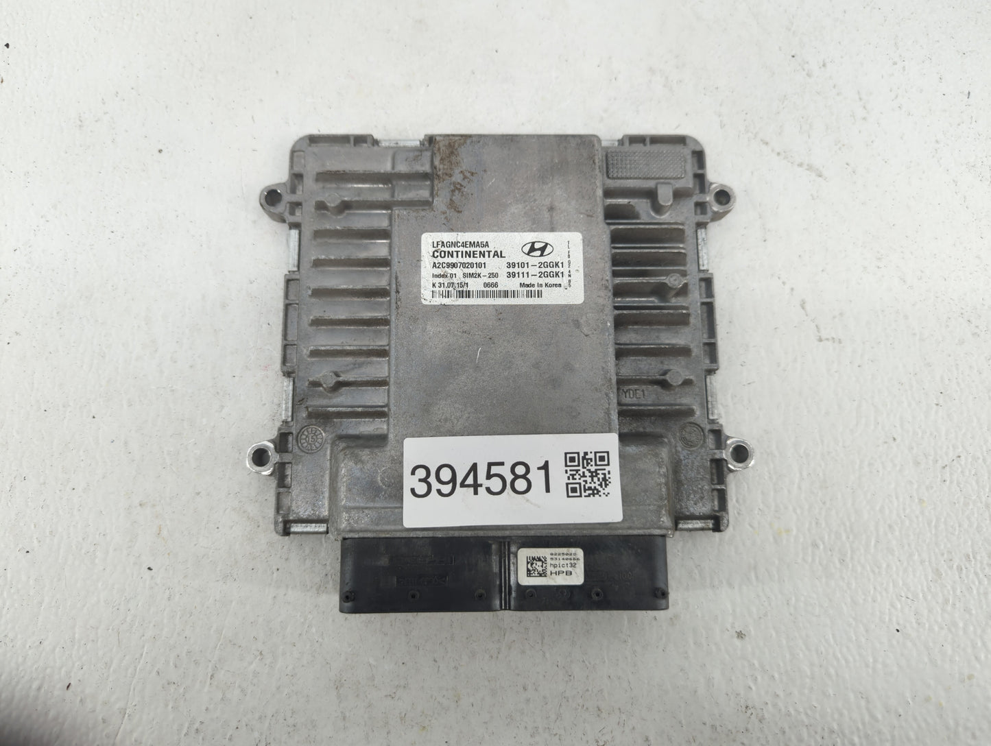 2015-2017 Hyundai Sonata PCM Engine Control Computer ECU ECM PCU OEM P/N:39101-2GGL1 39111-2GGL3 Fits Fits 2015 2016 2017 OE