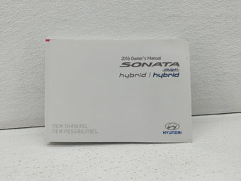 compare product 2016 Hyundai Sonata Owners Manual Book Guide OEM Used Auto Parts