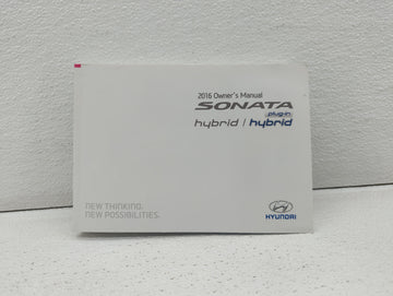 2016 Hyundai Sonata Owners Manual Book Guide OEM Used Auto Parts - Oemusedautoparts1.com