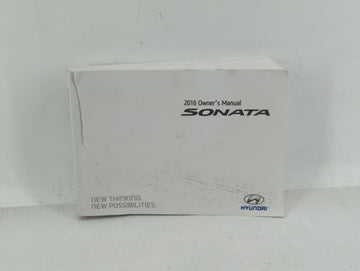 2016 Hyundai Sonata Owners Manual Book Guide OEM Used Auto Parts - Oemusedautoparts1.com