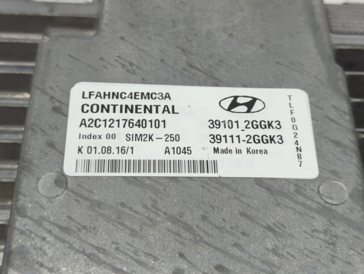 2015-2017 Hyundai Sonata PCM Engine Control Computer ECU ECM PCU OEM P/N:39111-2GGK3 39101-2GGK3, 39101-2GGL1 Fits 2015 2016