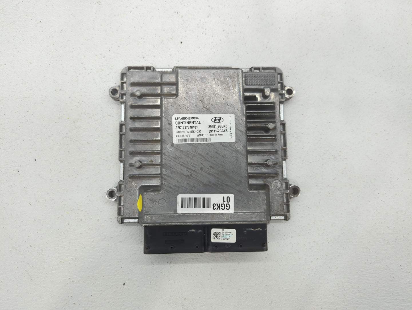 2015-2017 Hyundai Sonata PCM Engine Control Computer ECU ECM PCU OEM P/N:39111-2GGK3 39101-2GGK3 Fits Fits 2015 2016 2017 OE