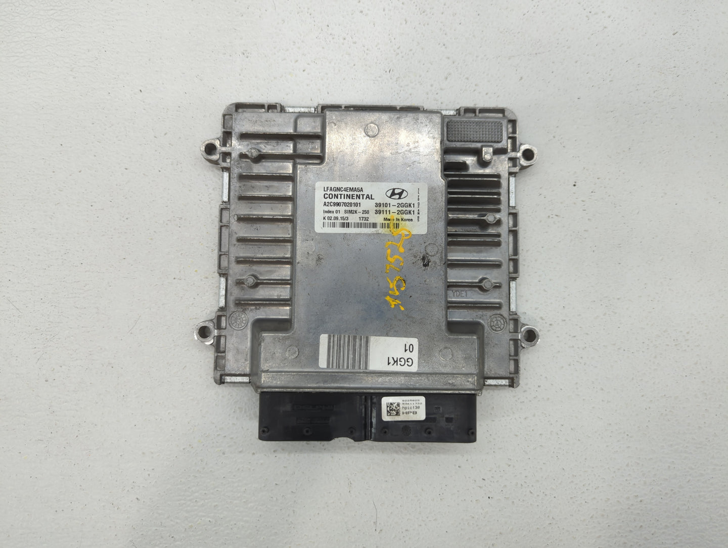 2015-2017 Hyundai Sonata PCM Engine Control Computer ECU ECM PCU OEM P/N:39101-2GGL1 39111-2GGL3 Fits Fits 2015 2016 2017 OE