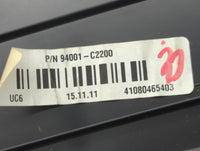 2015-2017 Hyundai Sonata Instrument Cluster Speedometer Gauges P/N:94001-C2100 94001-C2200 Fits Fits 2015 2016 2017 OEM Used