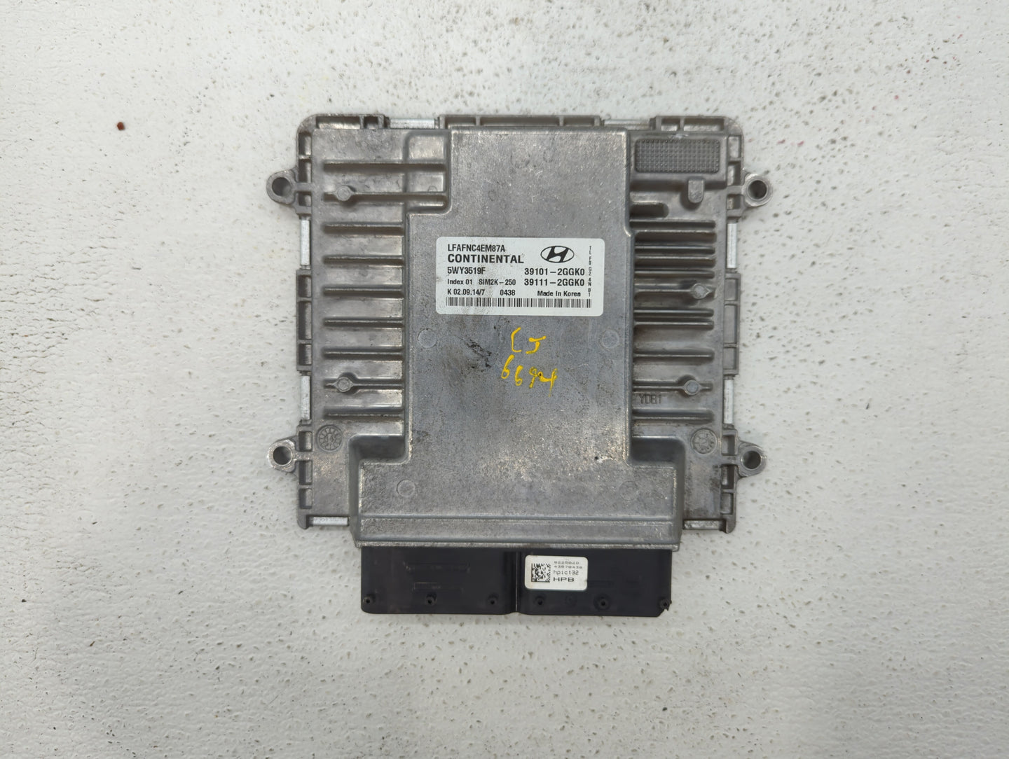 2015-2017 Hyundai Sonata PCM Engine Control Computer ECU ECM PCU OEM P/N:39101-2GGL1 39111-2GGL3 Fits Fits 2015 2016 2017 OE