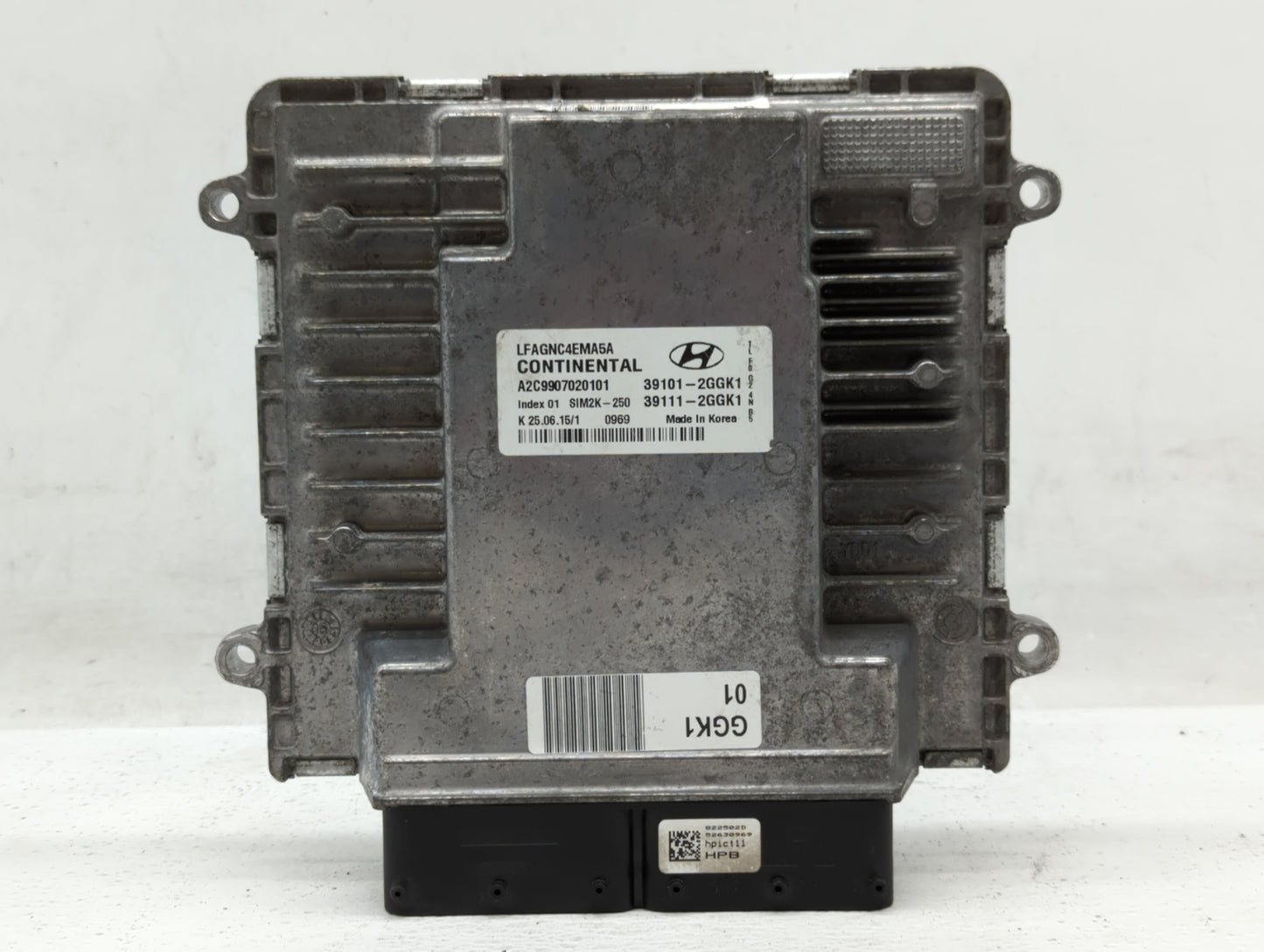 2015-2017 Hyundai Sonata PCM Engine Control Computer ECU ECM PCU OEM P/N:39111-2GGK1 39101-2GGK1 Fits Fits 2015 2016 2017 OE