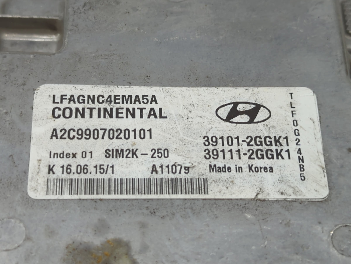 2015-2017 Hyundai Sonata PCM Engine Control Computer ECU ECM PCU OEM P/N:39111-2GGK1 39101-2GGK1, 39101-2GGL1 Fits 2015 2016