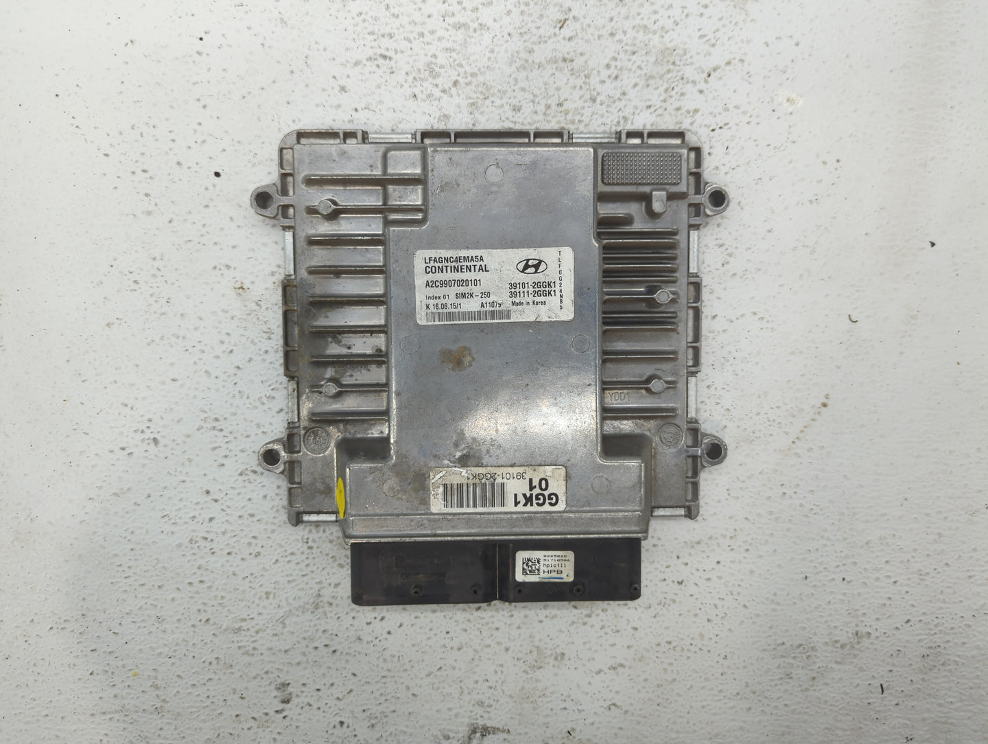 2015-2017 Hyundai Sonata PCM Engine Control Computer ECU ECM PCU OEM P/N:39111-2GGK1 39101-2GGK1 Fits Fits 2015 2016 2017 OE