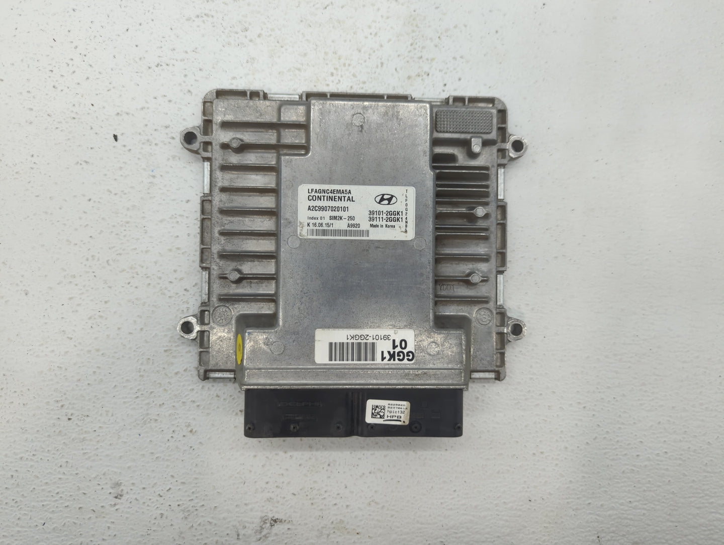 2015-2017 Hyundai Sonata PCM Engine Control Computer ECU ECM PCU OEM P/N:39111-2GGK1 39101-2GGK1 Fits Fits 2015 2016 2017 OE