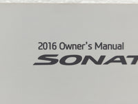 2016 Hyundai Sonata Owners Manual Book Guide OEM Used Auto Parts - Oemusedautoparts1.com