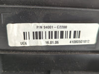2016-2017 Hyundai Sonata Instrument Cluster Speedometer Gauges P/N:94001-C2200 94001-C2201 Fits Fits 2016 2017 OEM Used Auto