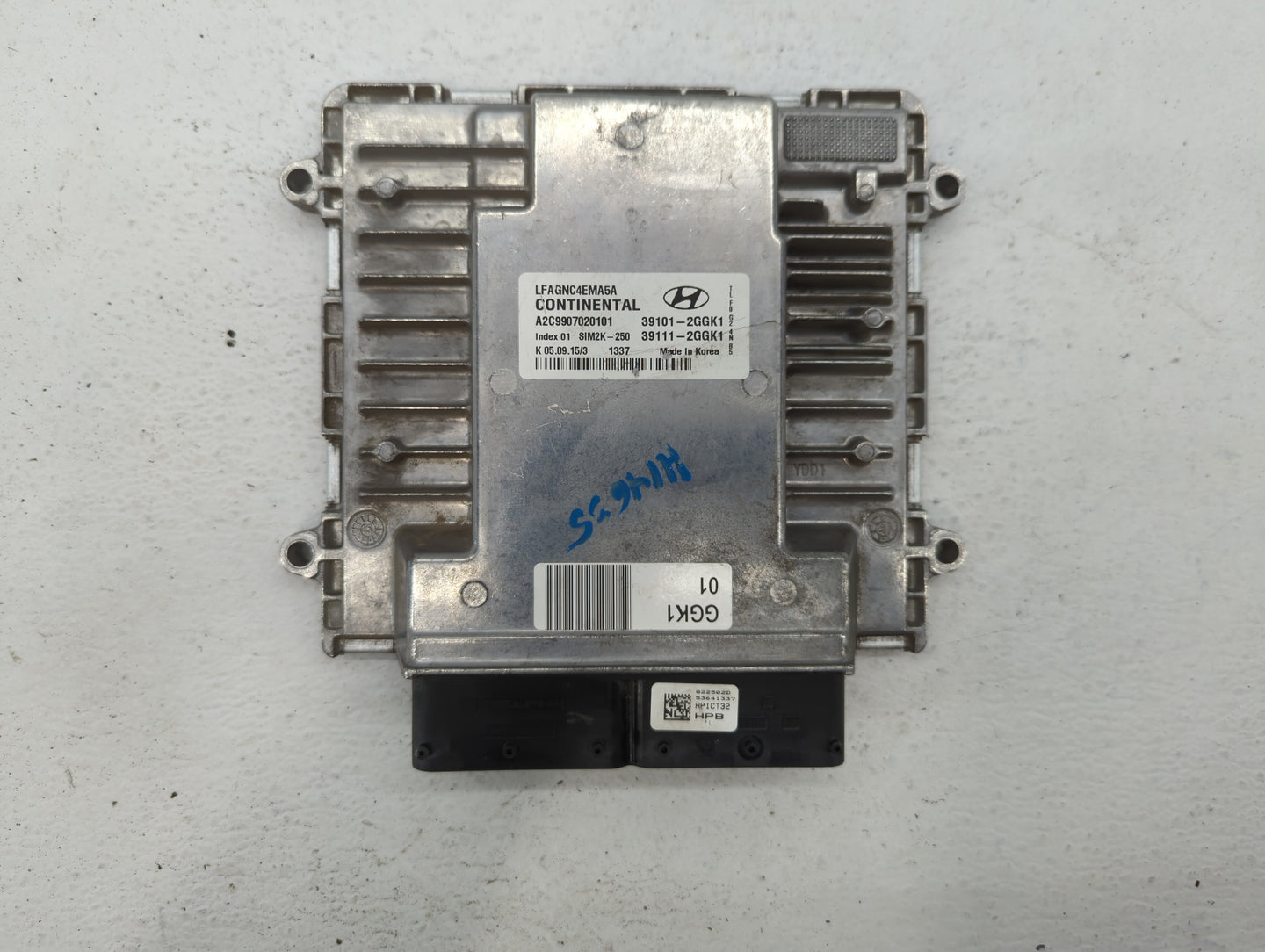 2015-2017 Hyundai Sonata PCM Engine Control Computer ECU ECM PCU OEM P/N:39111-2GGK0 39101-2GGK0 Fits Fits 2015 2016 2017 OE