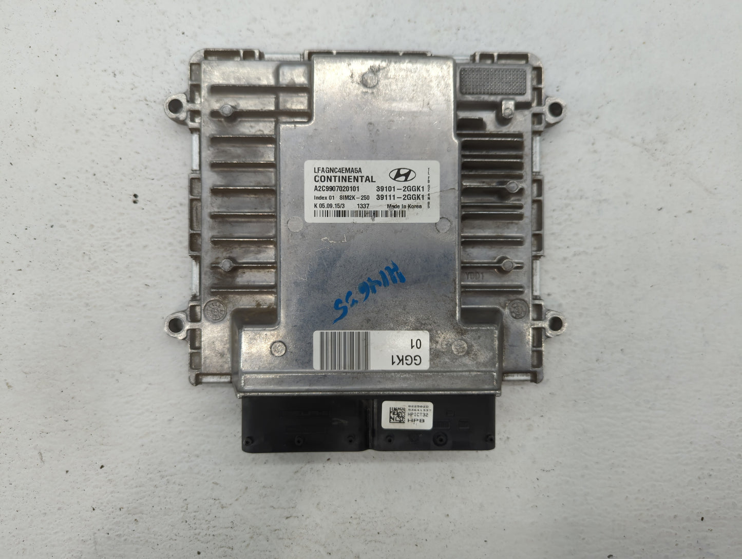 2015-2017 Hyundai Sonata PCM Engine Control Computer ECU ECM PCU OEM P/N:39111-2GGK0 39101-2GGK0 Fits Fits 2015 2016 2017 OE