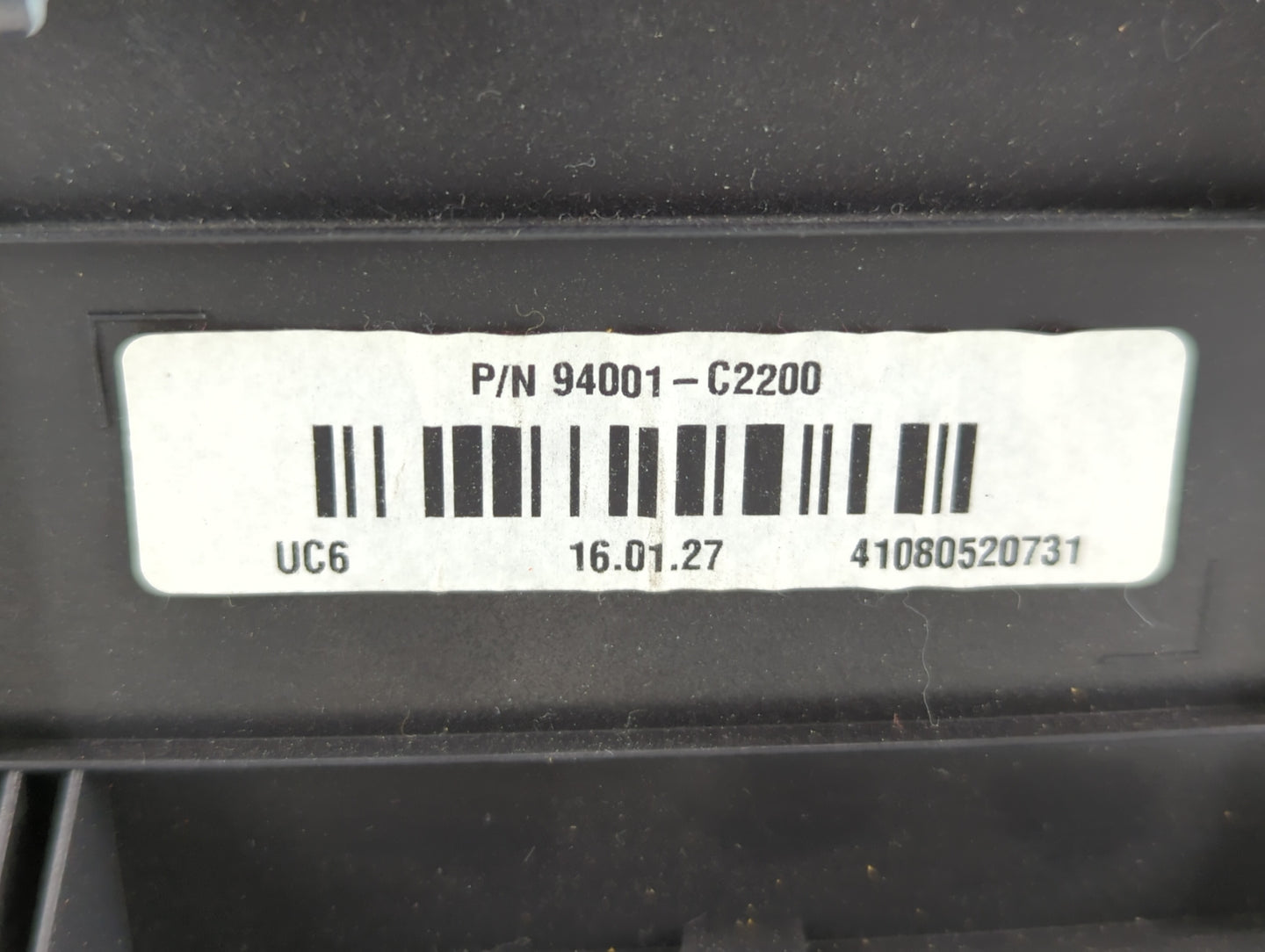2016-2017 Hyundai Sonata Instrument Cluster Speedometer Gauges P/N:94001-C2200 94001-C2201 Miles: Fits Fits 2016 2017 OEM Us