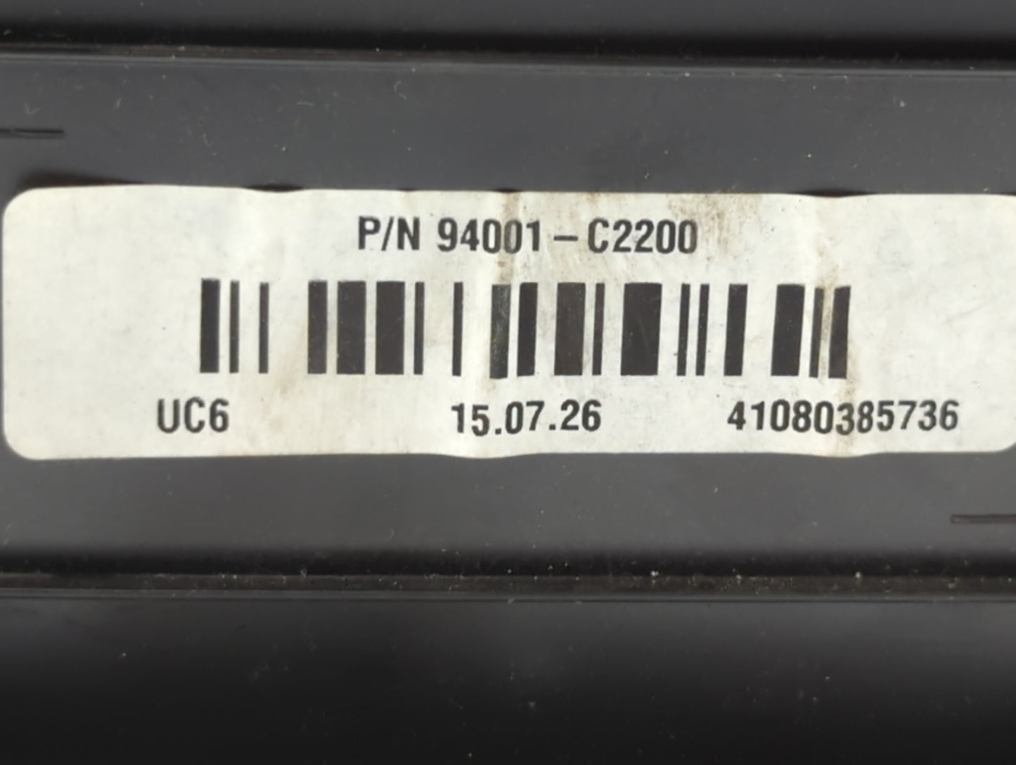 2016-2017 Hyundai Sonata Instrument Cluster Speedometer Gauges P/N:94001-C2200 94001-C2201 Fits Fits 2016 2017 OEM Used Auto