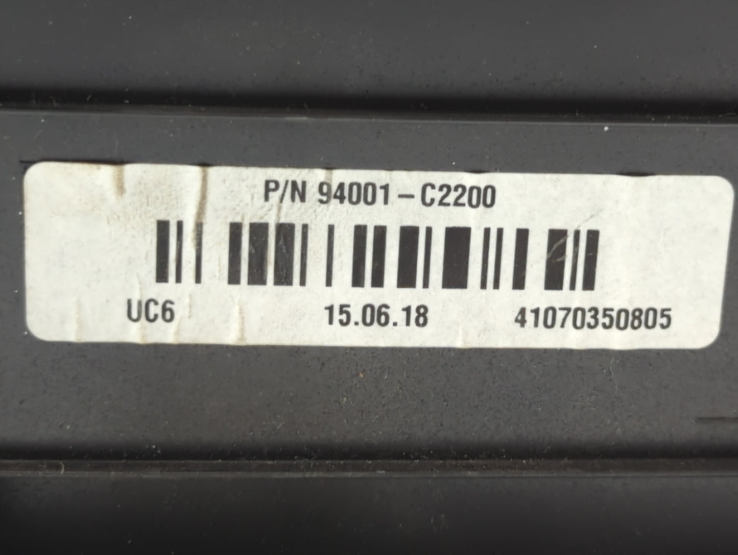 2016-2017 Hyundai Sonata Instrument Cluster Speedometer Gauges P/N:94001-C2200 94001-C2201 Fits Fits 2016 2017 OEM Used Auto
