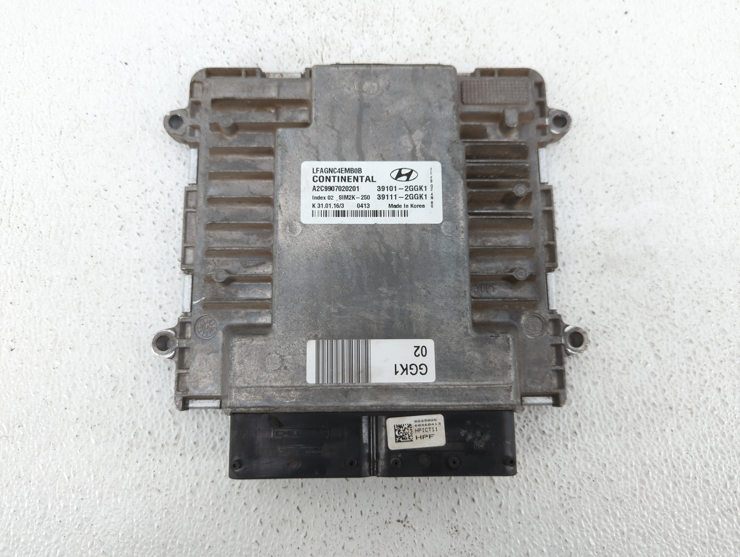 2015-2017 Hyundai Sonata PCM Engine Control Computer ECU ECM PCU OEM P/N:39111-2GGL3 39101-2GGL3 Fits Fits 2015 2016 2017 OE