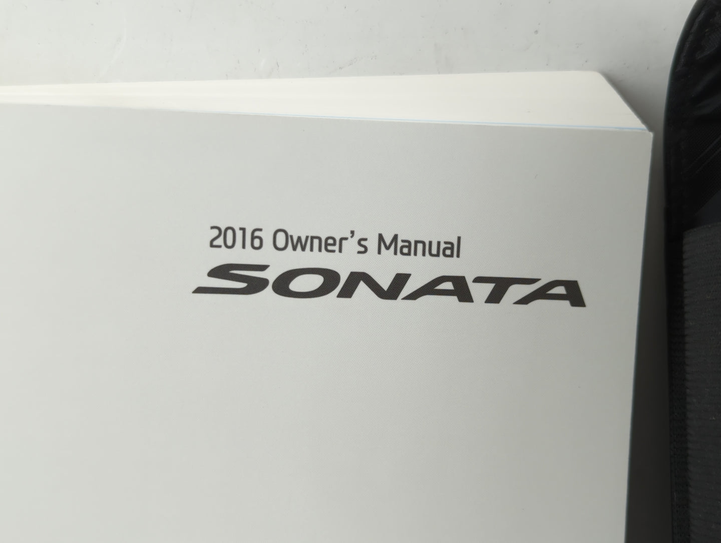 2016 Hyundai Sonata Owners Manual Book Guide OEM Used Auto Parts - Oemusedautoparts1.com