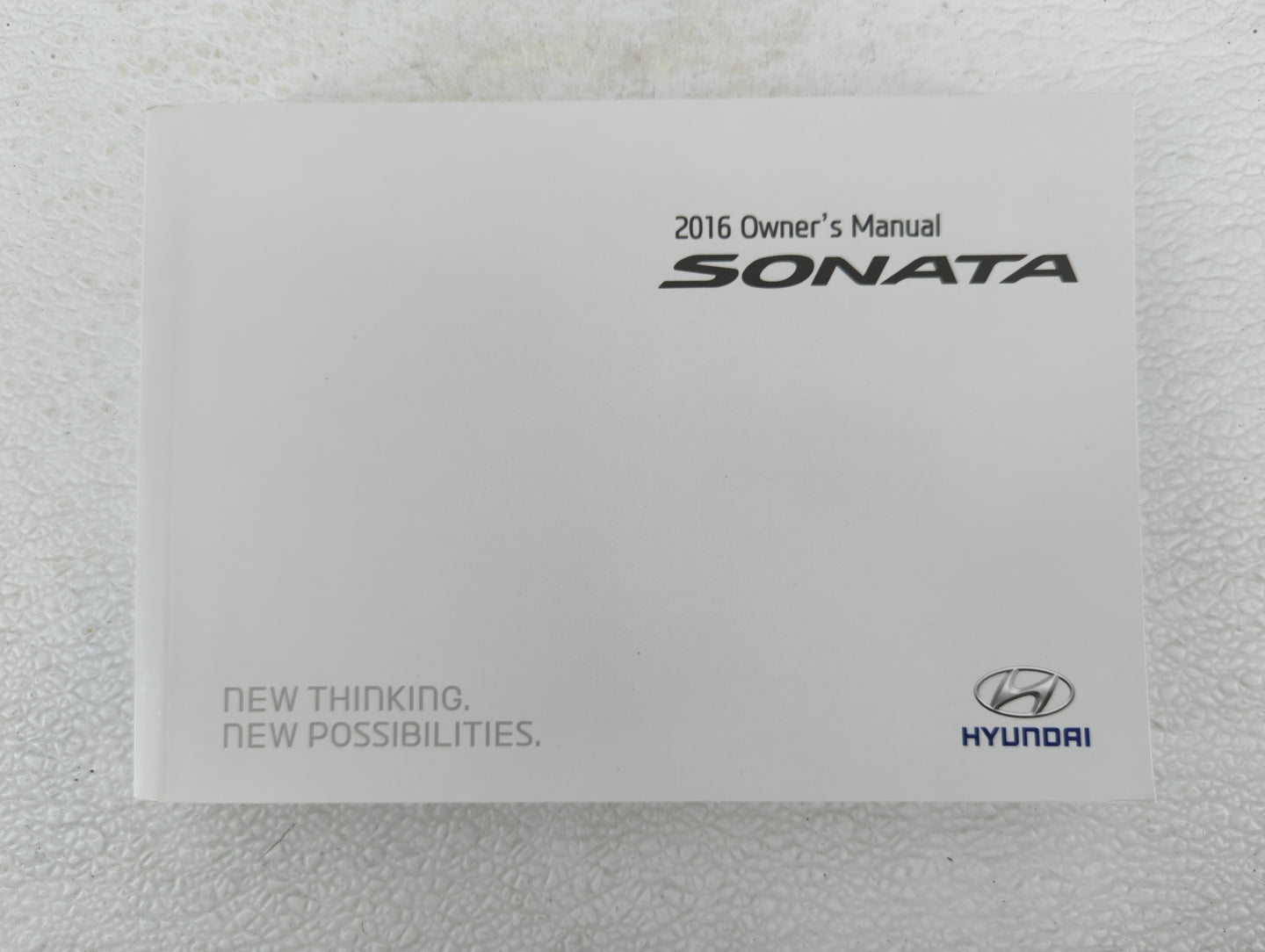 2016 Hyundai Sonata Owners Manual Book Guide OEM Used Auto Parts - Oemusedautoparts1.com