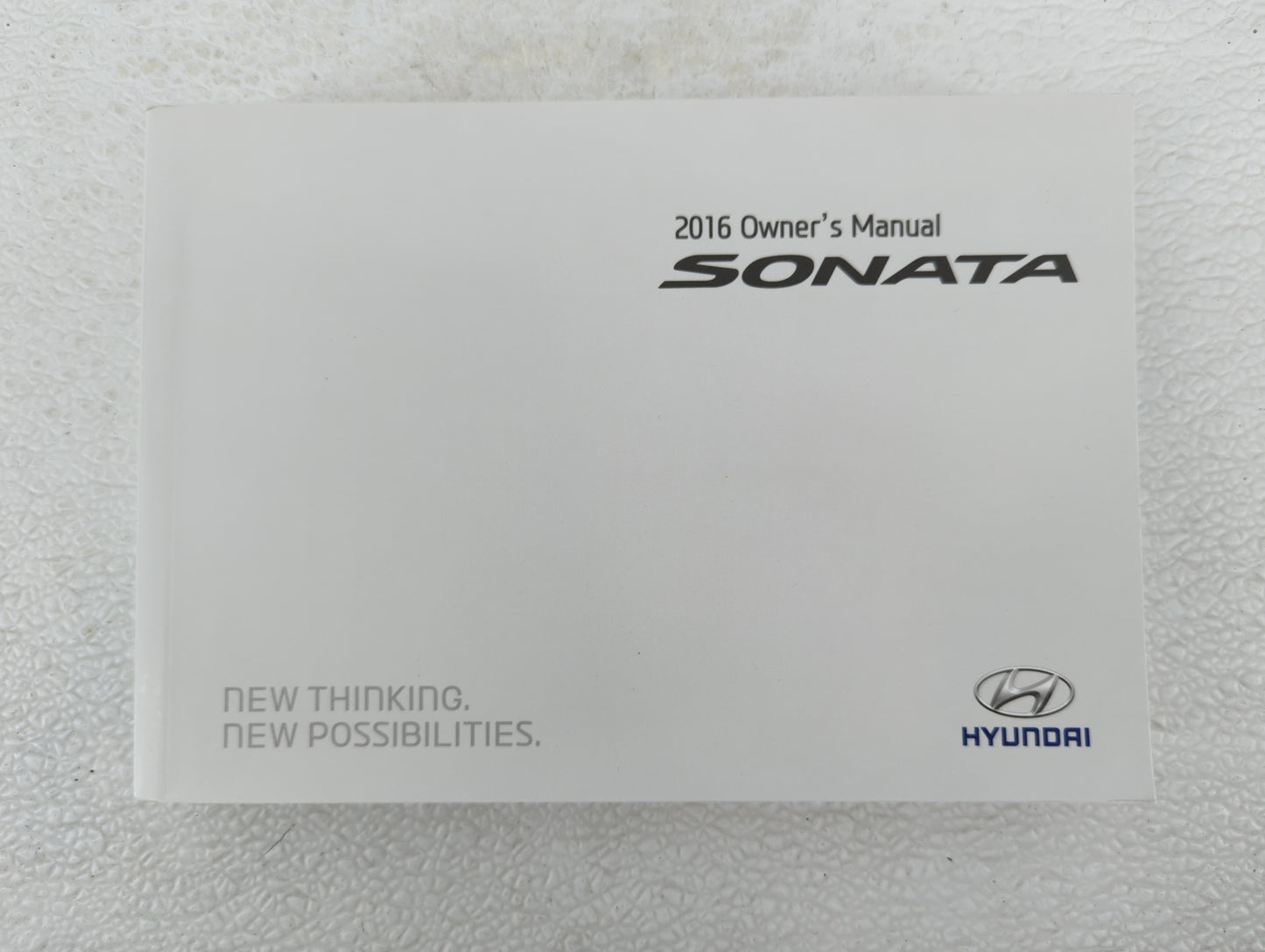 2016 Hyundai Sonata Owners Manual Book Guide OEM Used Auto Parts - Oemusedautoparts1.com
