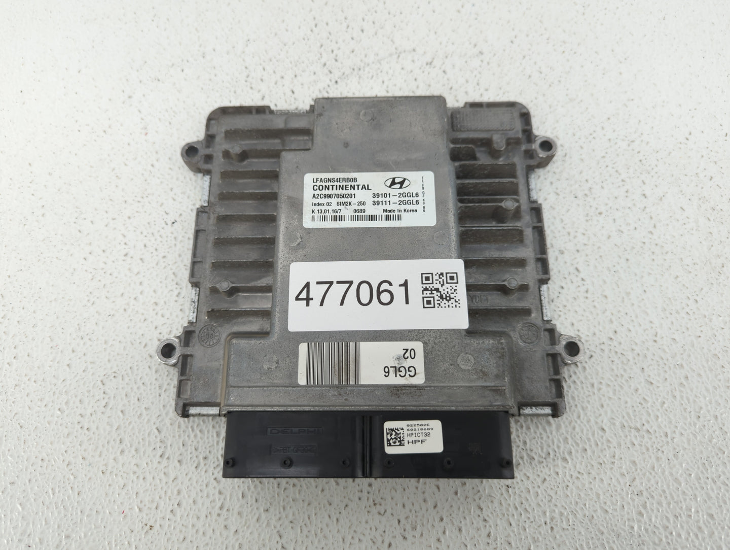 2015-2017 Hyundai Sonata PCM Engine Control Computer ECU ECM PCU OEM P/N:39111-2GGL6 39101-2GGL6 Fits Fits 2015 2016 2017 OE