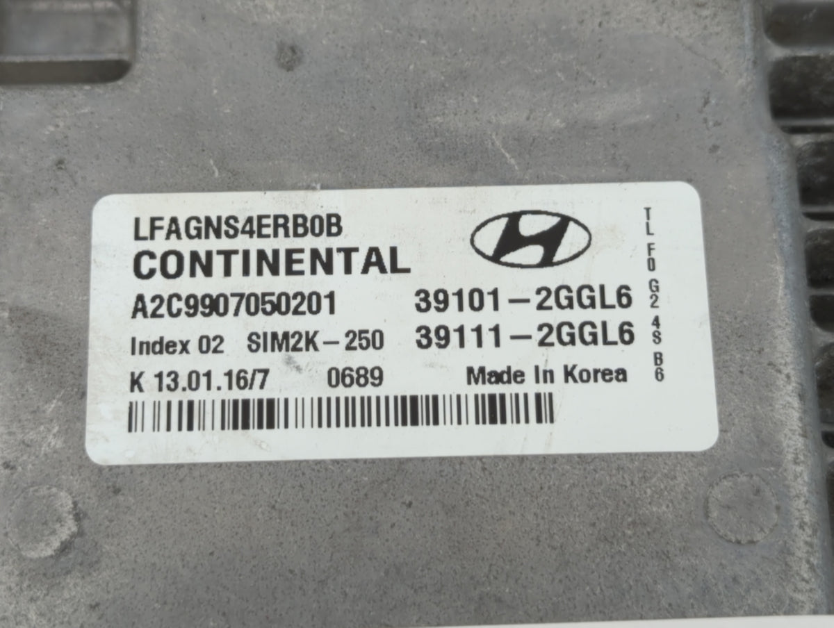 2015-2017 Hyundai Sonata PCM Engine Control Computer ECU ECM PCU OEM P/N:39111-2GGL6 39101-2GGL6, 39111-2GGK5 Fits 2015 2016