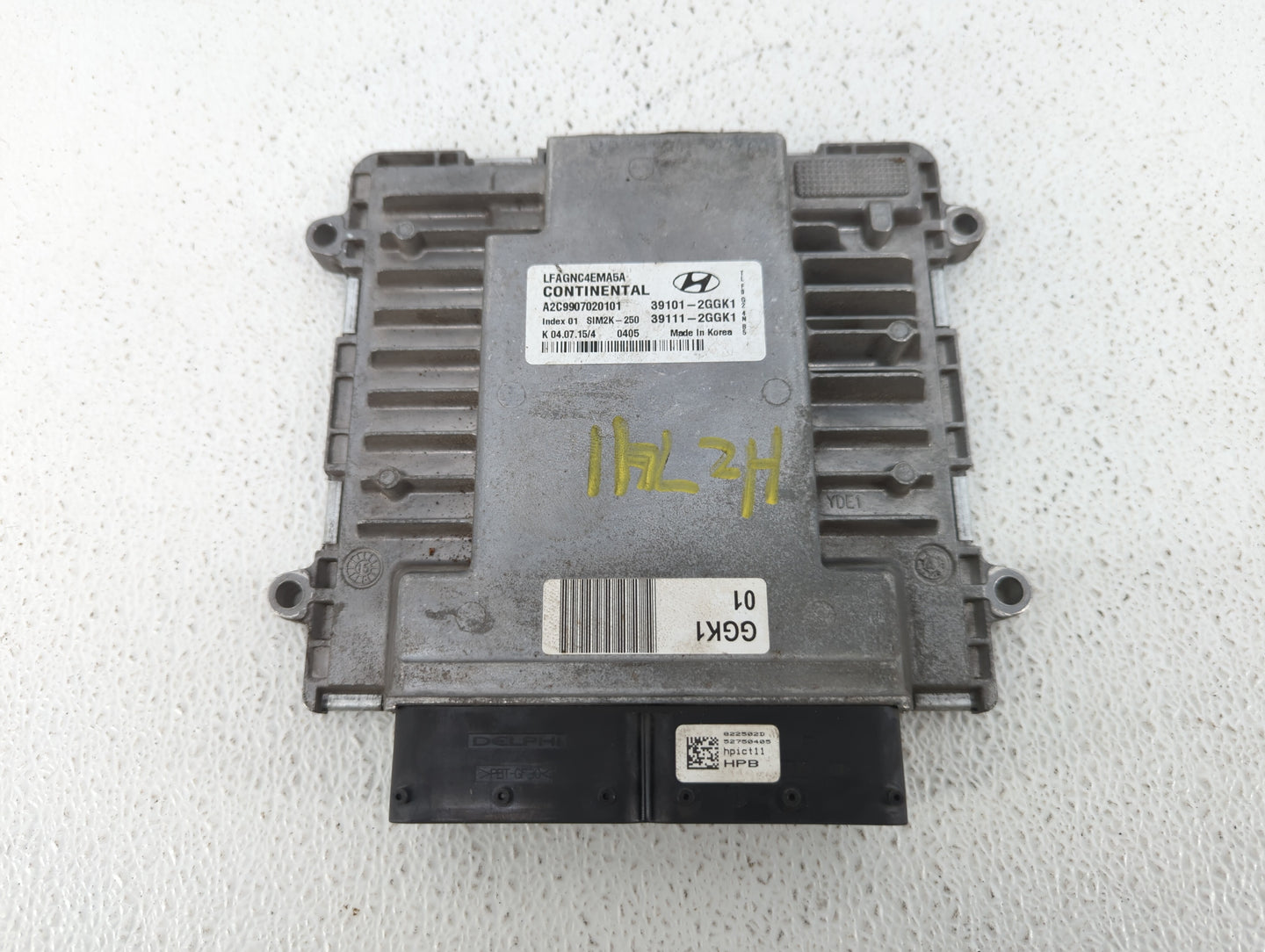 2015-2017 Hyundai Sonata PCM Engine Control Computer ECU ECM PCU OEM P/N:39111-2GGL3 39101-2GGL3 Fits Fits 2015 2016 2017 OE
