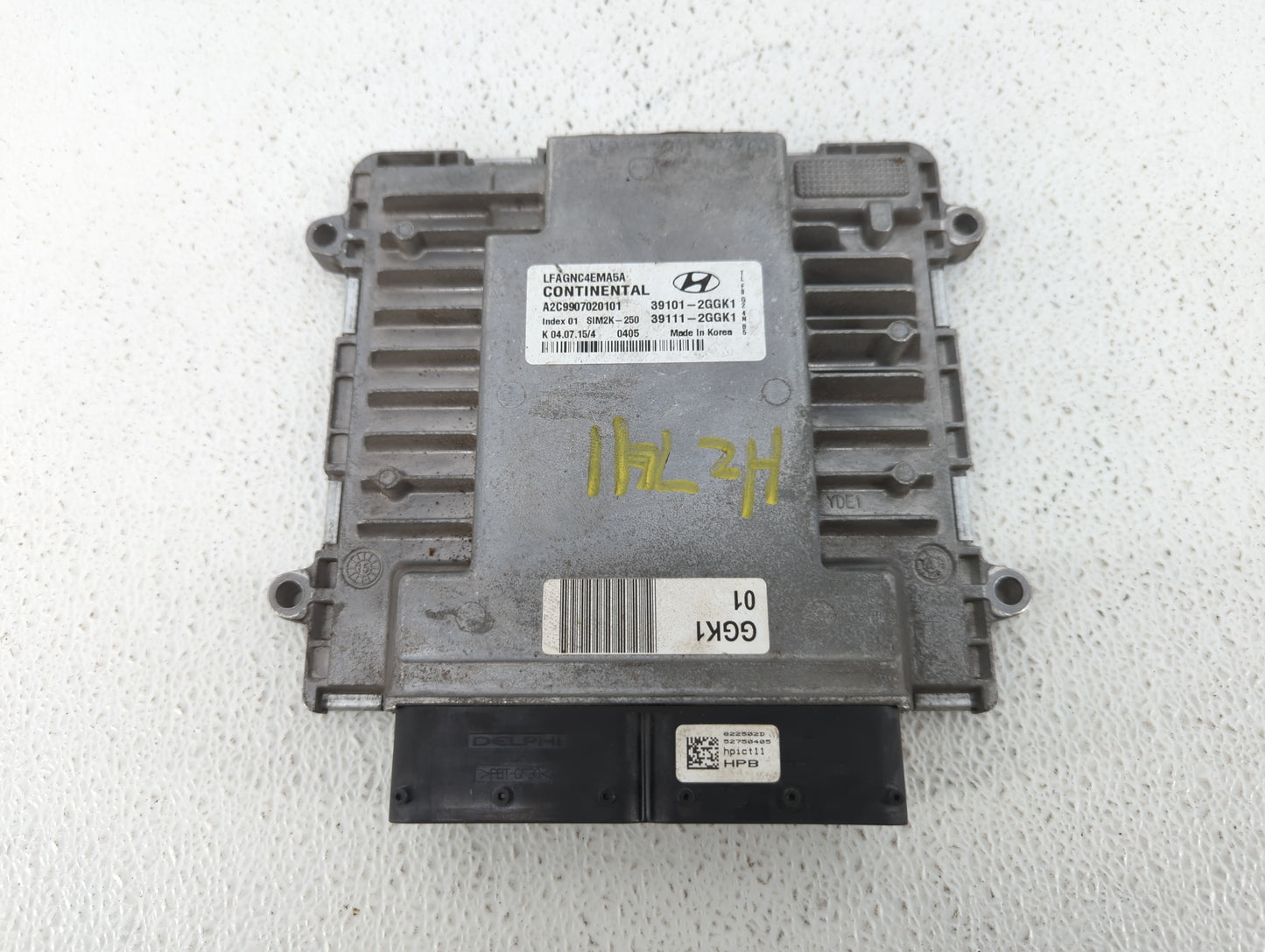 2015-2017 Hyundai Sonata PCM Engine Control Computer ECU ECM PCU OEM P/N:39111-2GGL3 39101-2GGL3 Fits Fits 2015 2016 2017 OE