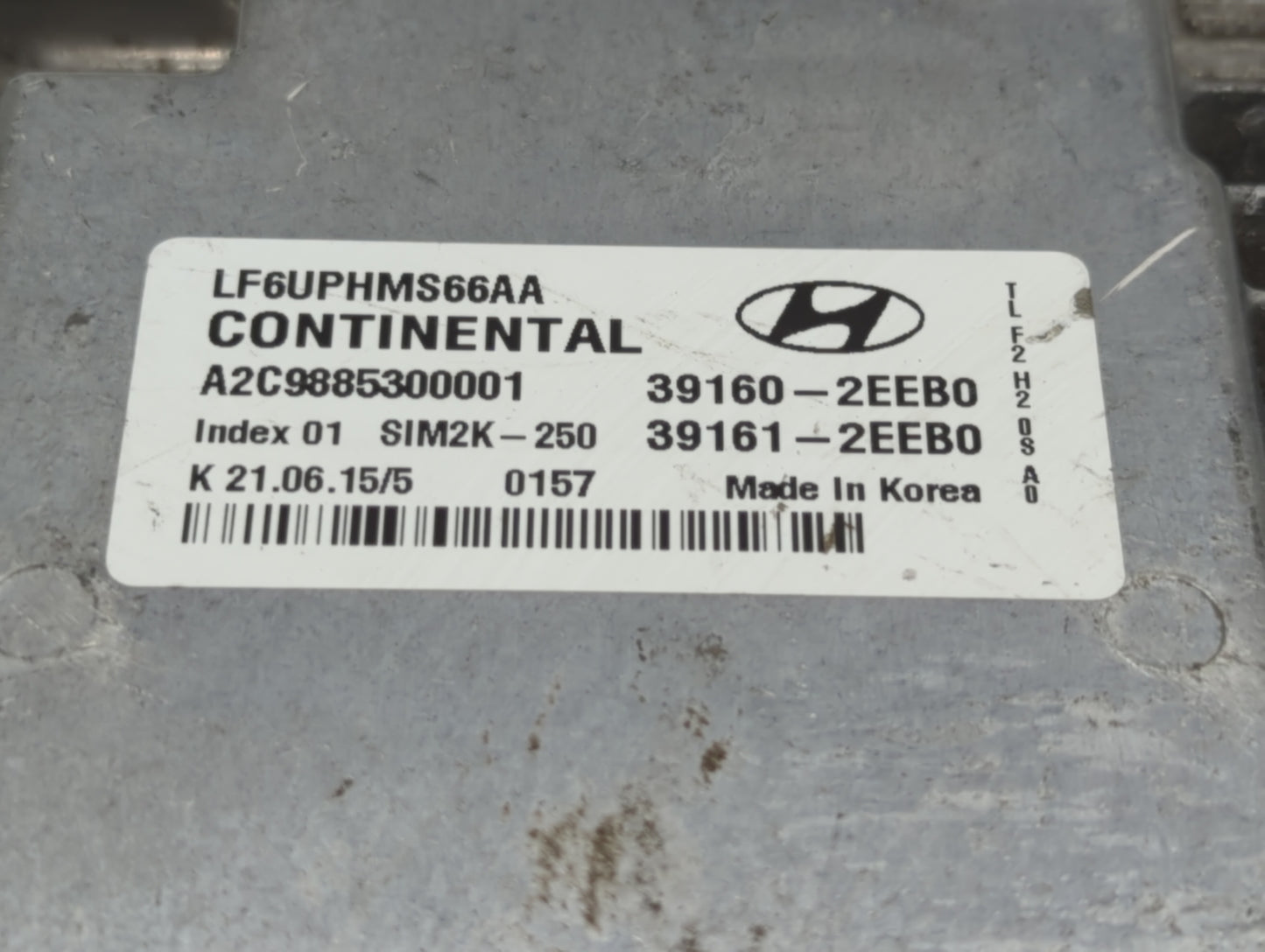 2016-2017 Hyundai Sonata PCM Engine Control Computer ECU ECM PCU OEM P/N:39161-2EEB0 39160-2EEB1, 39160-2EEB0 Fits Fits 2016