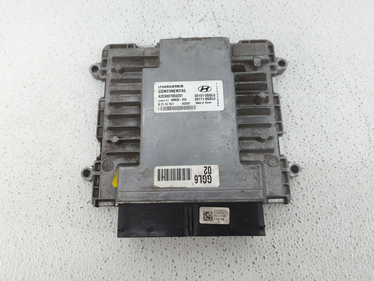 2015-2017 Hyundai Sonata PCM Engine Control Computer ECU ECM PCU OEM P/N:39111-2GGL0 39101-2GGL0 Fits Fits 2015 2016 2017 OE