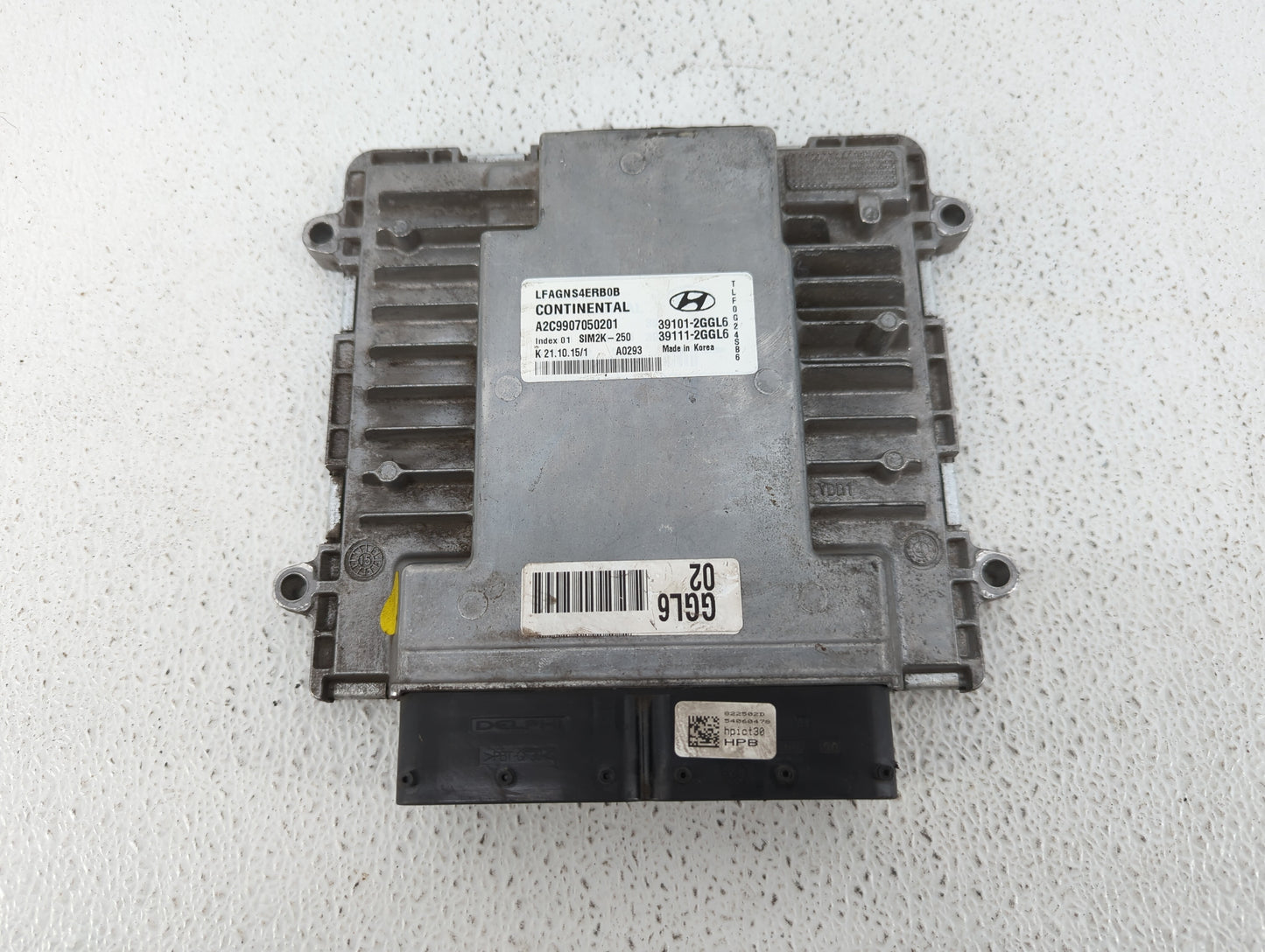 2015-2017 Hyundai Sonata PCM Engine Control Computer ECU ECM PCU OEM P/N:39111-2GGL0 39101-2GGL0 Fits Fits 2015 2016 2017 OE