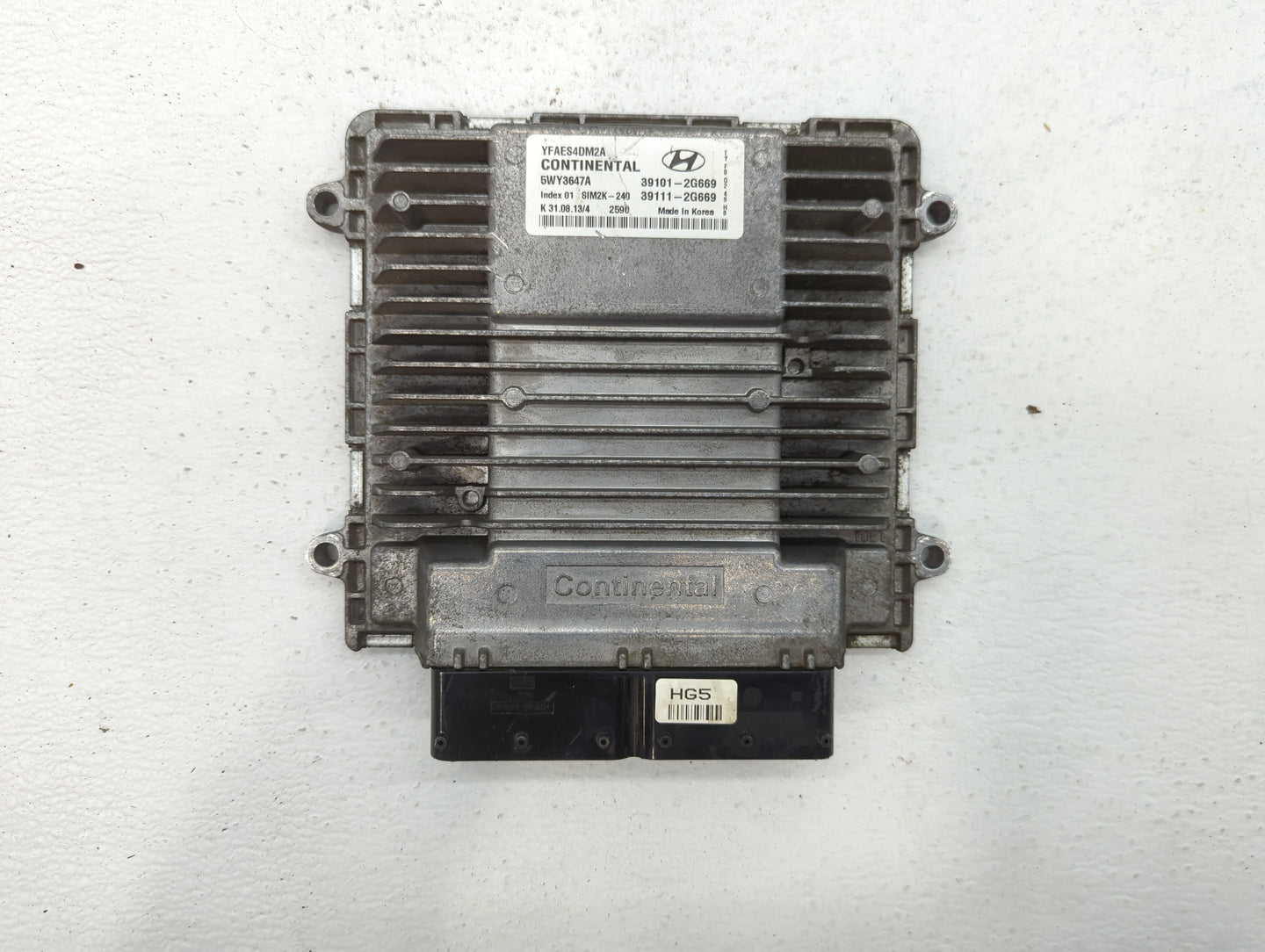 2015-2017 Hyundai Sonata PCM Engine Control Computer ECU ECM PCU OEM P/N:39111-2G669 39101-2G669 Fits Fits 2015 2016 2017 OE