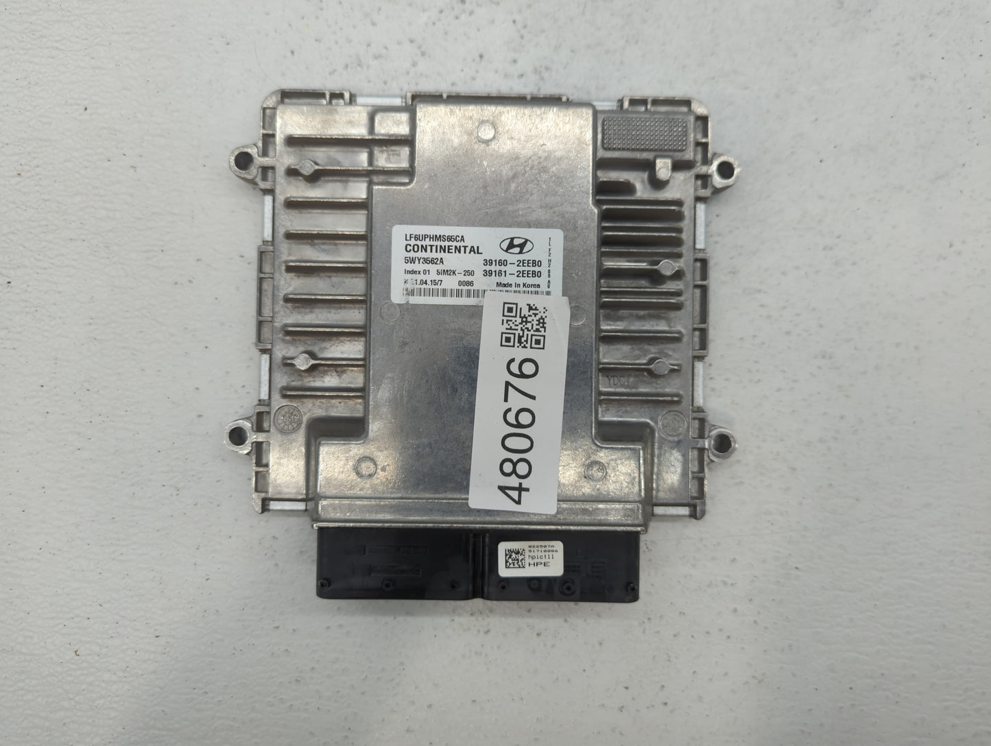 2016-2017 Hyundai Sonata PCM Engine Control Computer ECU ECM PCU OEM P/N:39161-2EEB0 39160-2EEB1, 39160-2EEB0 Fits Fits 2016