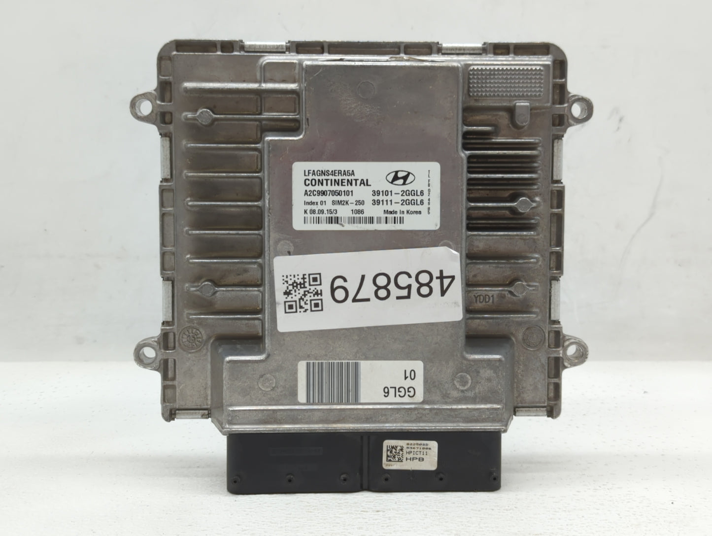 2015-2017 Hyundai Sonata PCM Engine Control Computer ECU ECM PCU OEM P/N:39111-2GGL6 39101-2GGL6 Fits Fits 2015 2016 2017 OE
