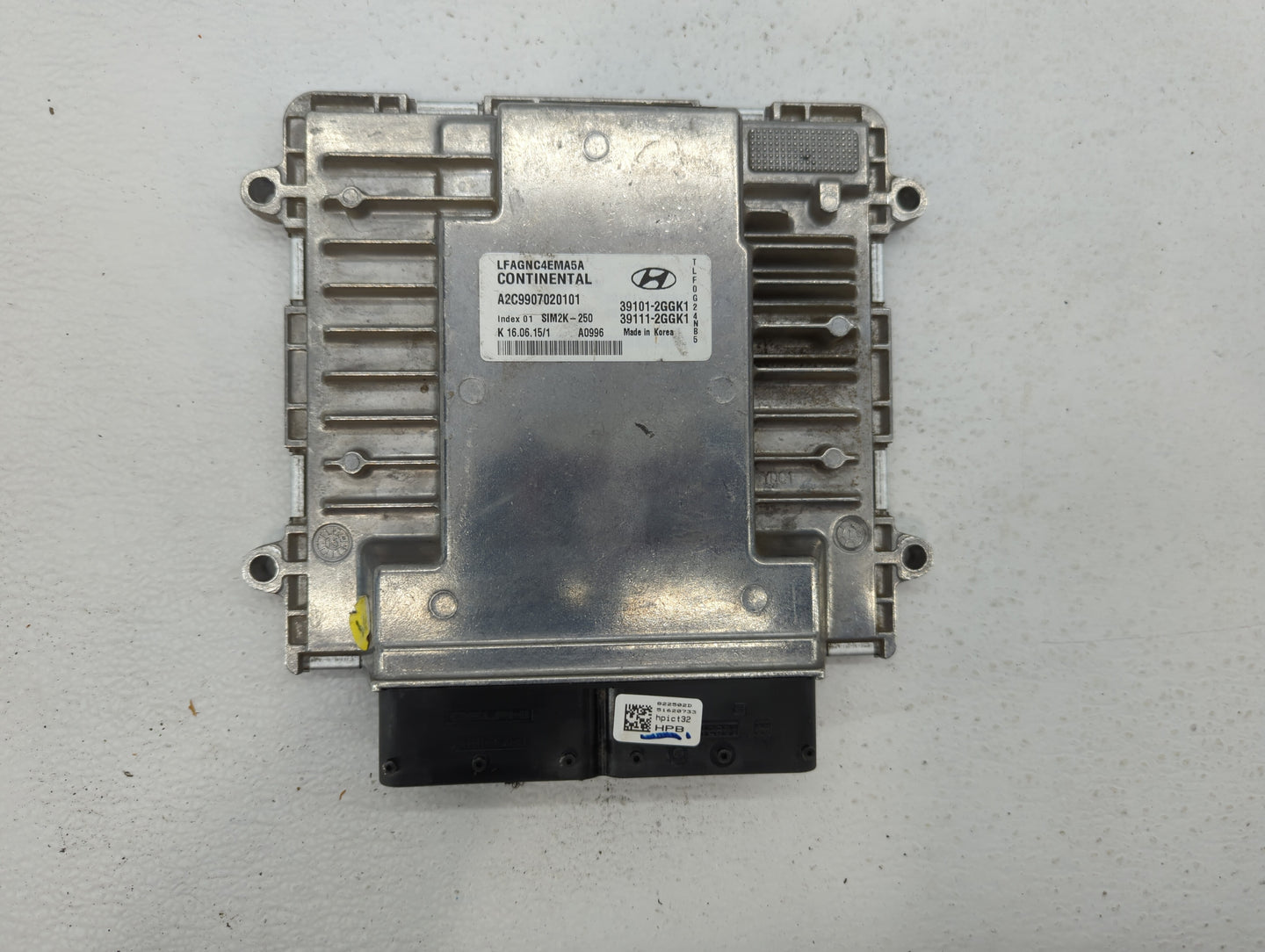 2015-2017 Hyundai Sonata PCM Engine Control Computer ECU ECM PCU OEM P/N:39111-2GGK1 39101-2GGK1 Fits Fits 2015 2016 2017 OE