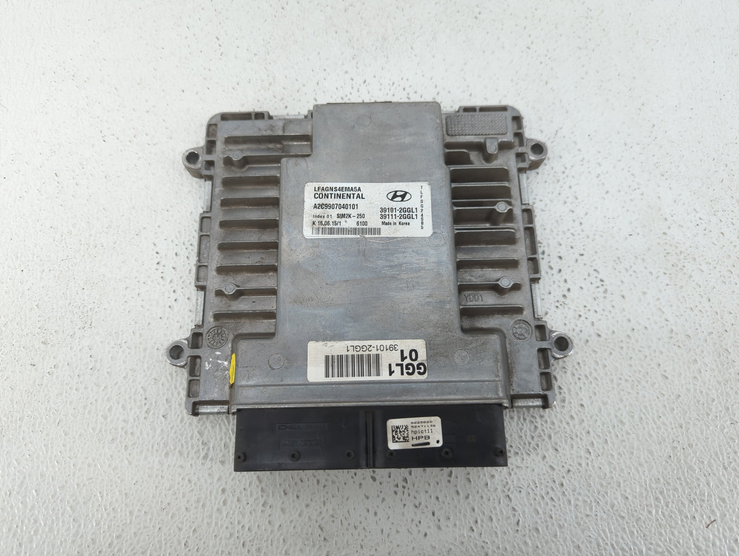2015-2017 Hyundai Sonata PCM Engine Control Computer ECU ECM PCU OEM P/N:39111-2GGL1 39101-2GGL1 Fits Fits 2015 2016 2017 OE