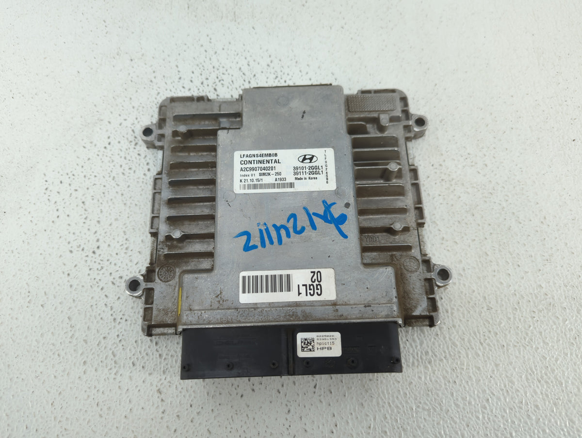 2015-2017 Hyundai Sonata PCM Engine Control Computer ECU ECM PCU OEM P/N:39101-2GGL1 39111-2GGL1, 39111-2GGK1 Fits 2015 2016